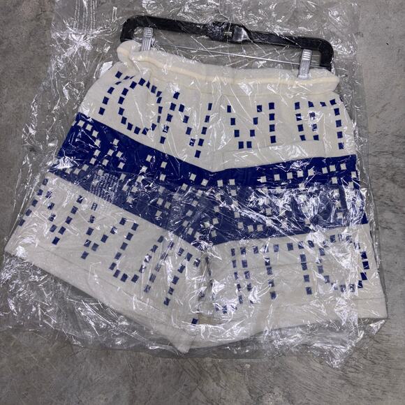 LOUIS VUITTON Casual Shorts Blue Blue and white wool oversize Bermudas SZ XS - Picture 4 of 11